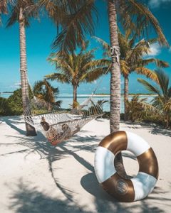 zwemband wit goud sunnylife