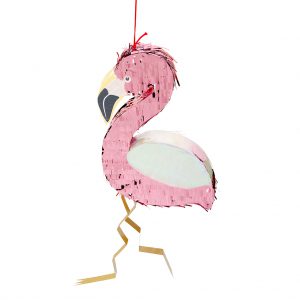 flamingo pinata snoep candykids slaan