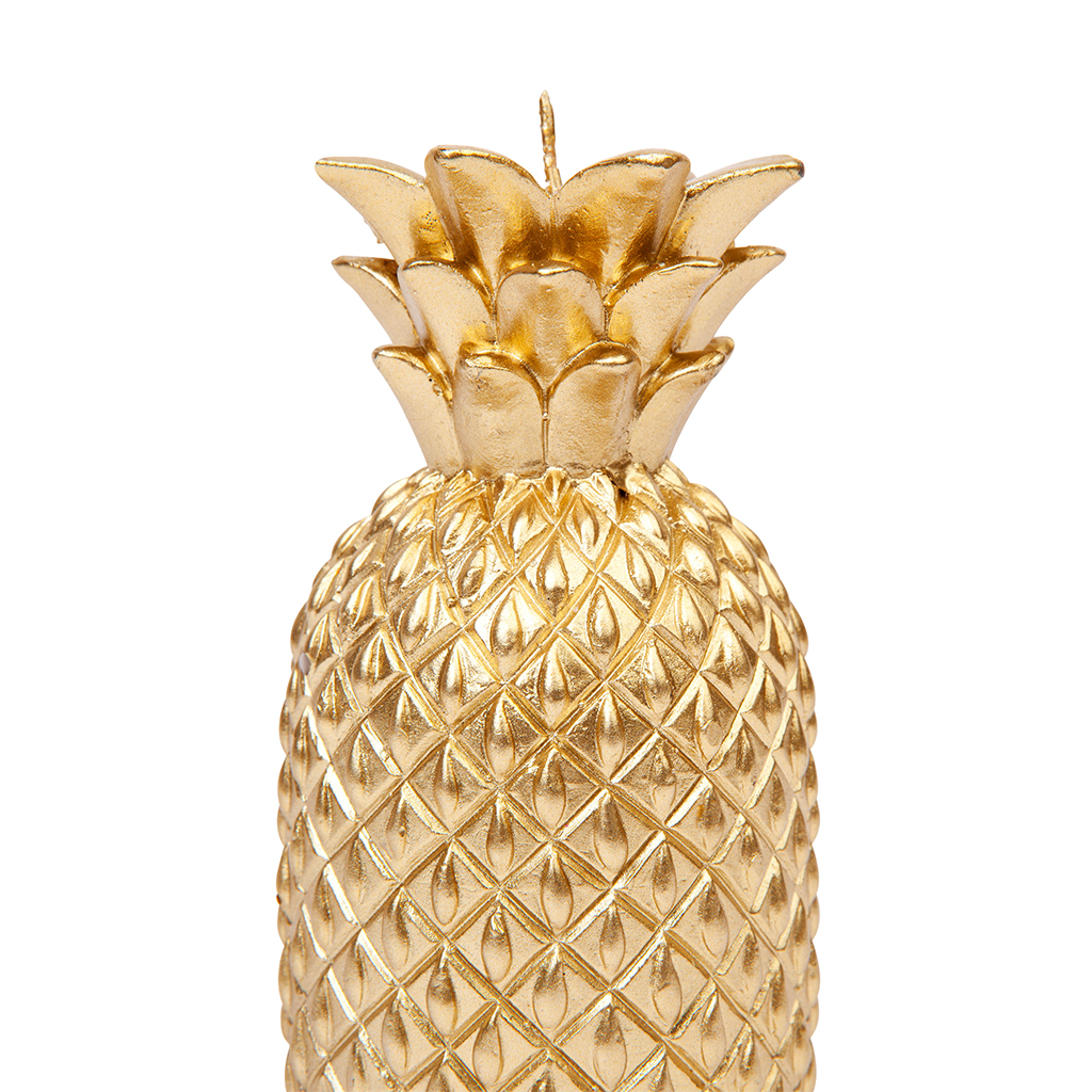 kaars ananas goud gold keukenaccesoire kamer