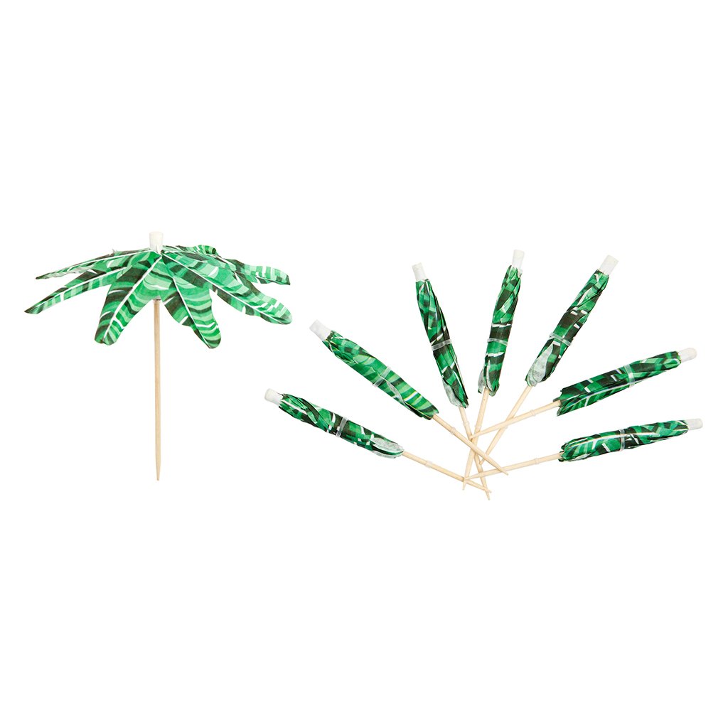 Cocktail Parapluutjes Bananenblad Sunnylife