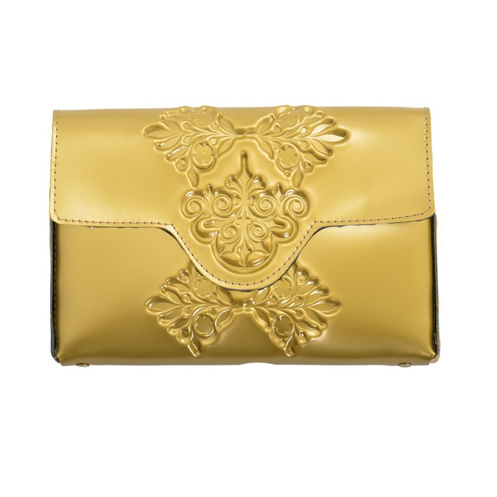 Mini Gold Hand Bag Medusa