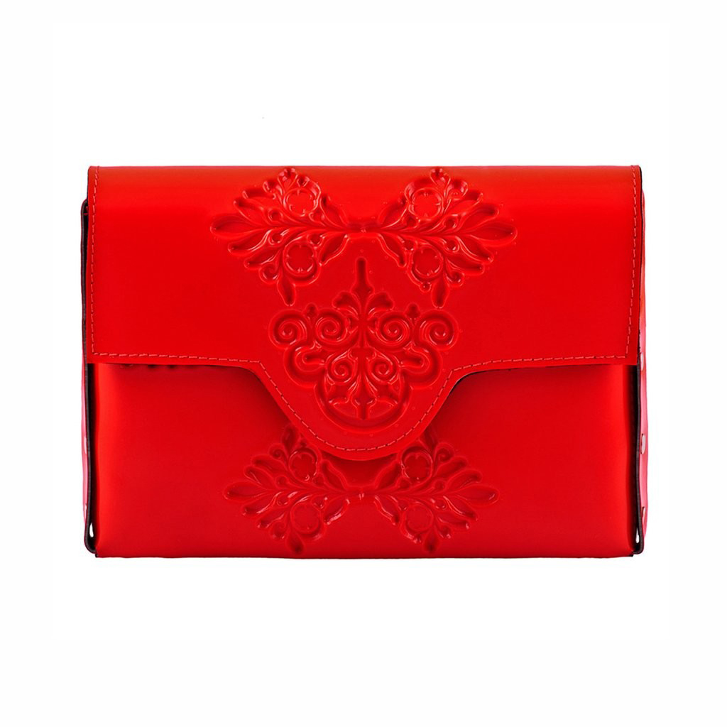 Mini Red Hand Bag Medusa