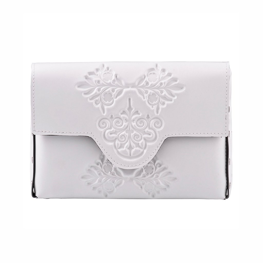 Mini White Hand Bag Medusa