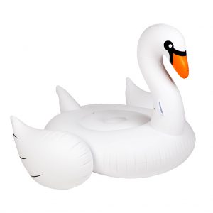 zwaan swan float opblaas ride on