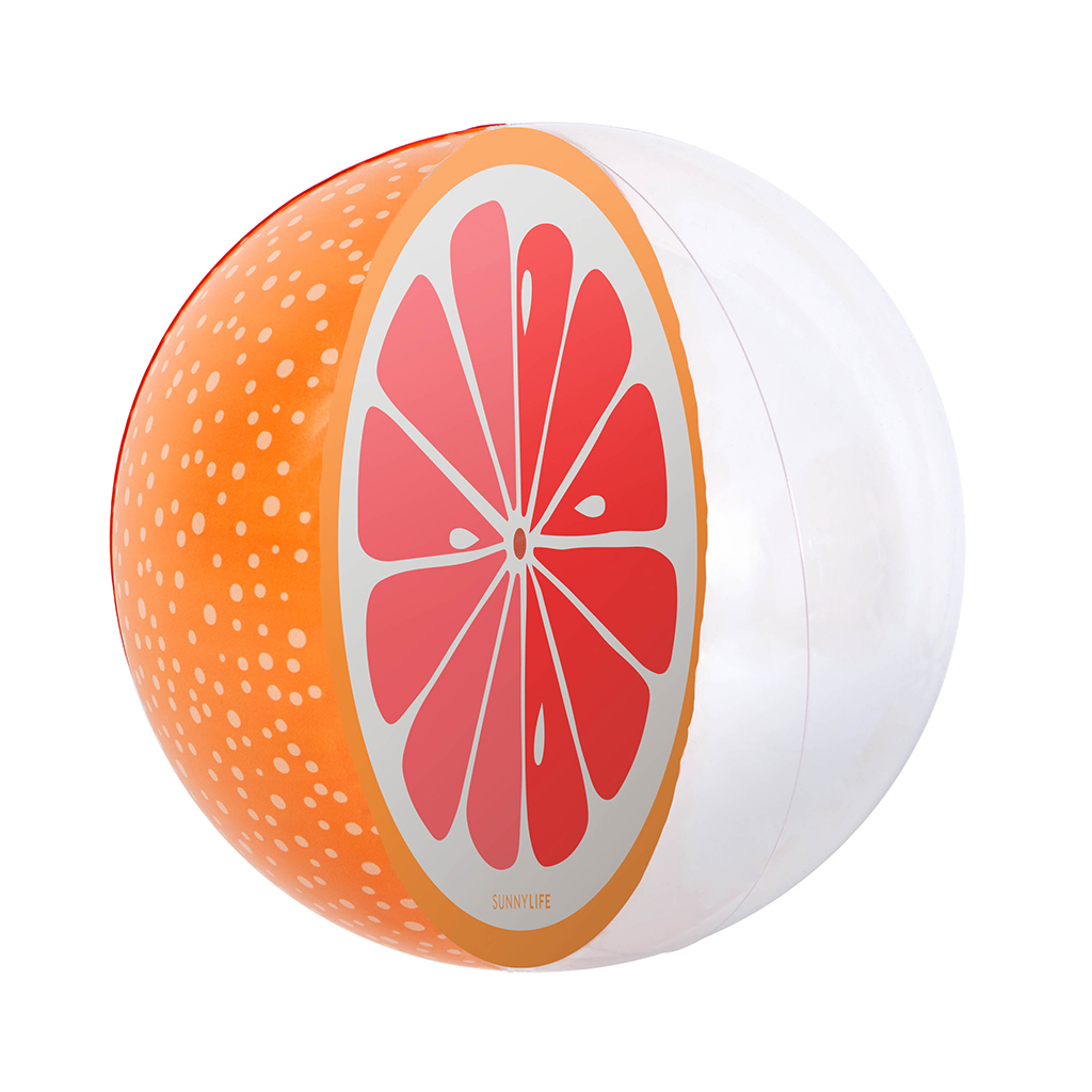 Opblaasbare Grapefruit Strandbal Sunnylife