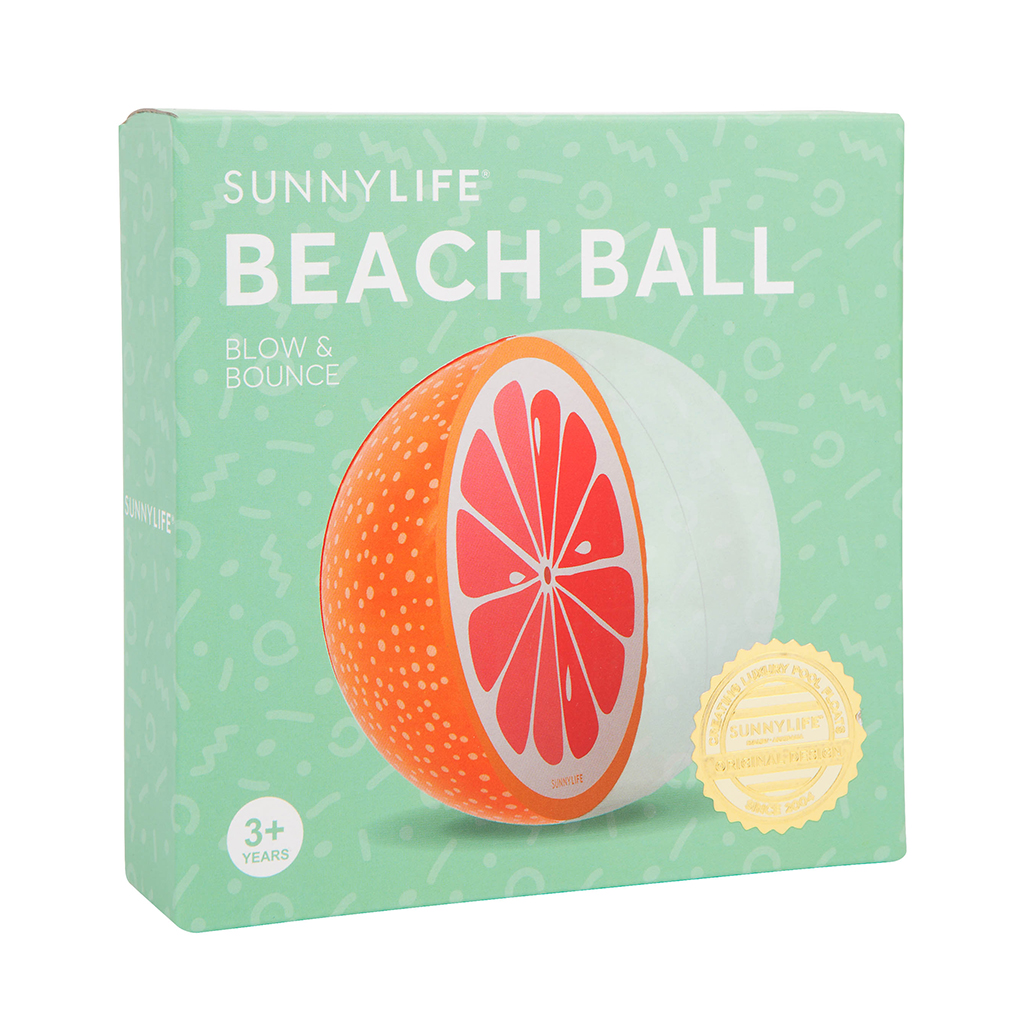 doos verpakking traan beach ball grapefruit fruit grape