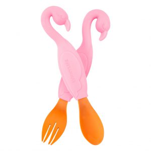 flamingo bestek mirthecastello sunnylife toddler peuter kids eten vork lepel