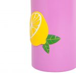 fles thermosfles thermoskan heet houden lemon roze