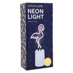 verpakking neon light flamingo box doos
