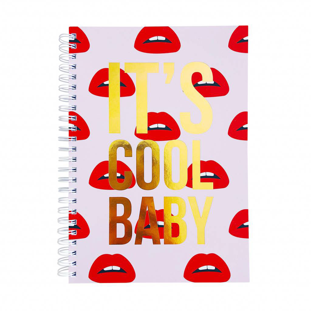It’s Cool Baby Notebook Lippen Studio Stationery