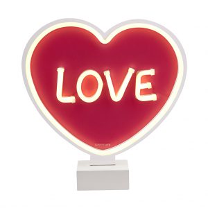 Neon led lamp love aan