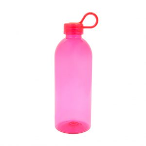 waterfles van 1 liter roze