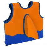 Zwemvest haai oranje blauw