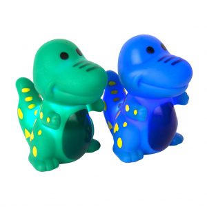 lichtgevende dino bad eendjes