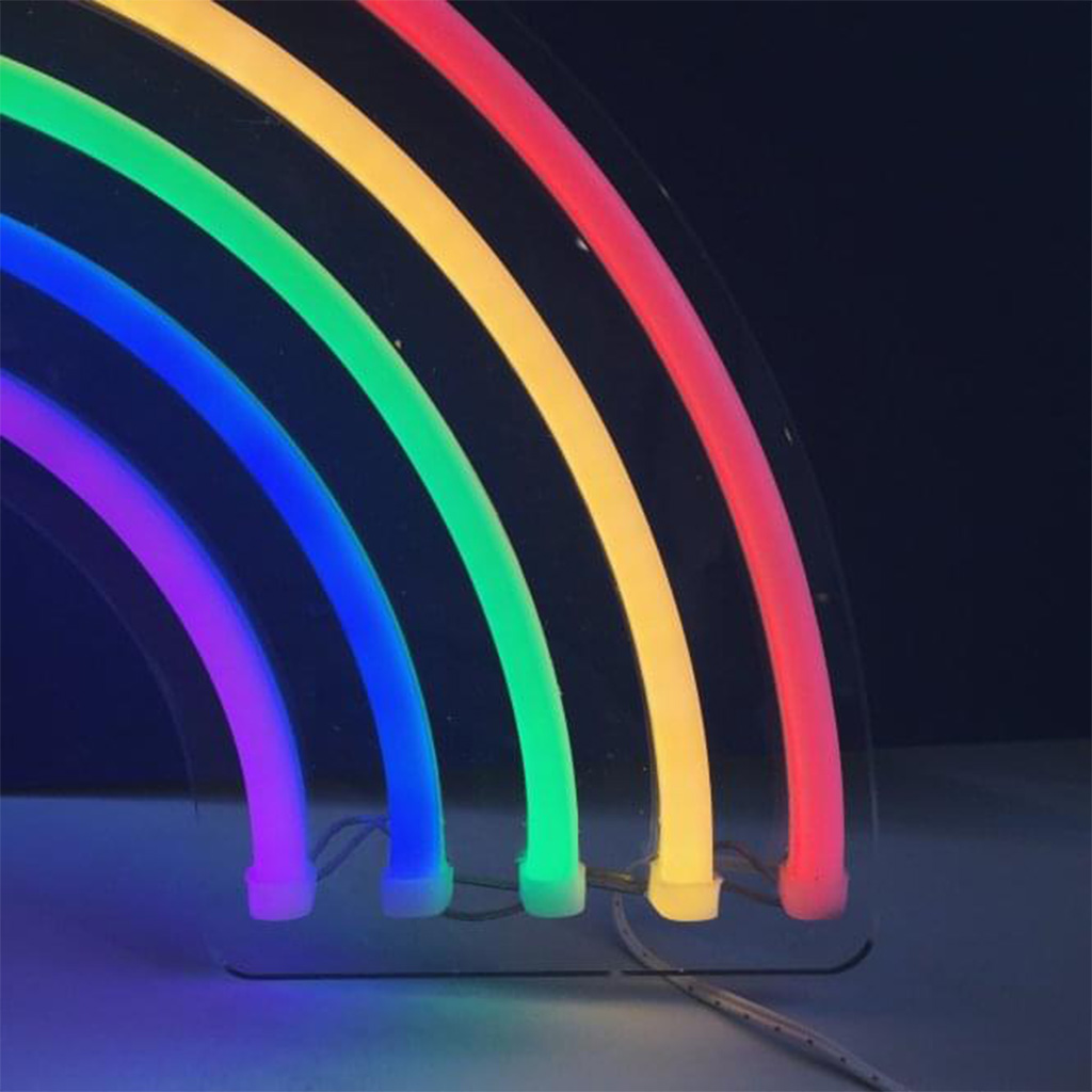 regenboog neon