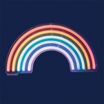 neon rainbow light
