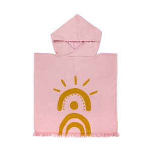 kinder poncho sun set